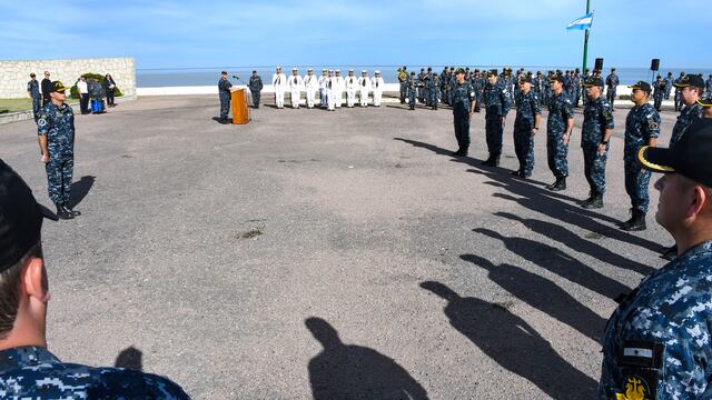 Puerto Belgrano: Ceremonia de lista mayor de la Flota de Mar