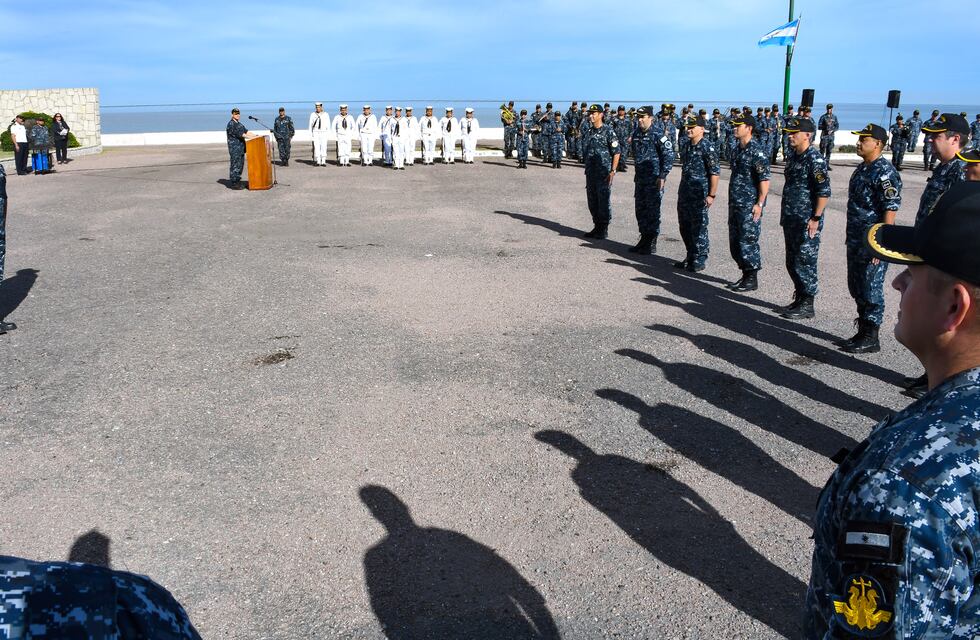 Puerto Belgrano: Ceremonia de lista mayor de la Flota de Mar