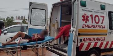 Tras una gresca, un joven debió ser atendido.