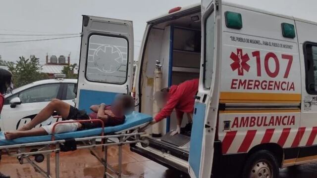 Tras una gresca, un joven debió ser atendido.