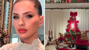 La China Suárez mostró la impactante decoración navideña en su casa de Turquía: la reacción de sus hijos