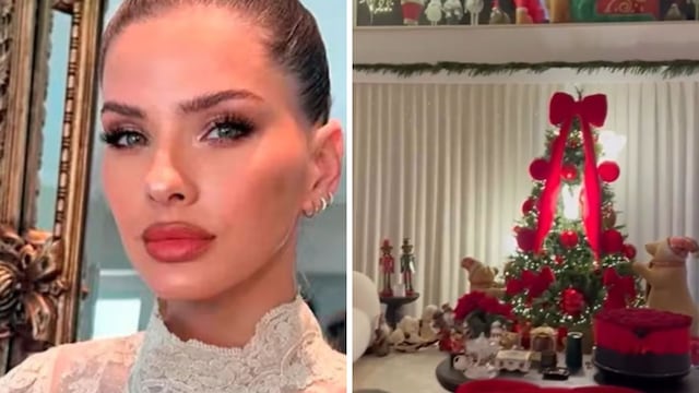 La China Suárez mostró la impactante decoración navideña en su casa de Turquía: la reacción de sus hijos