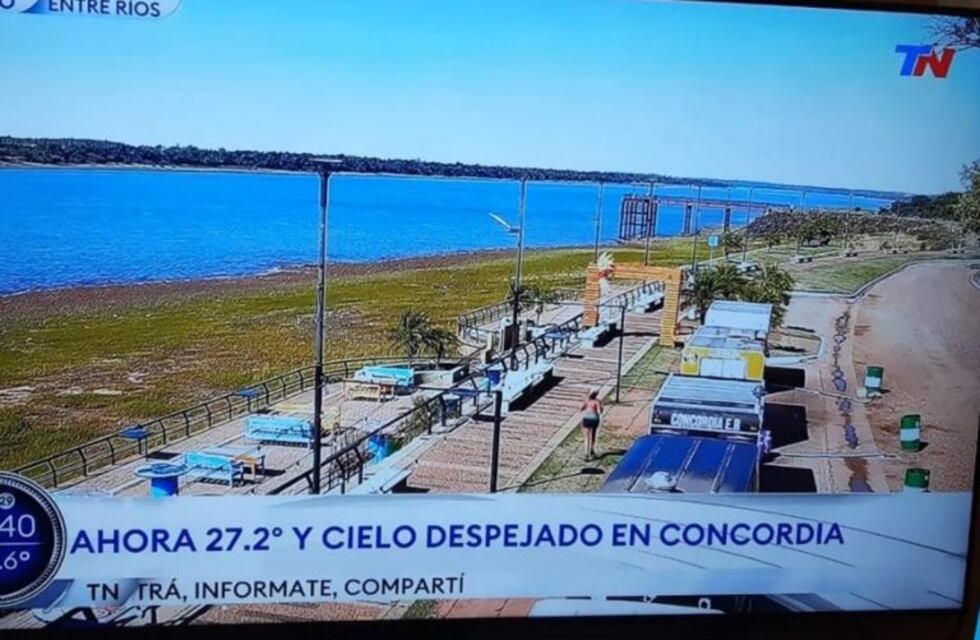La Costanera de Concordia es vista en todo el país por la señal TN