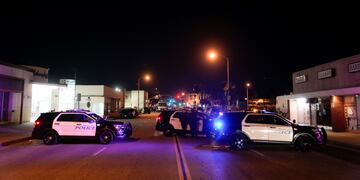 Imágenes del tiroteo en la ciudad de Monterey Park, al este de Los Ángeles. Foto: AP.