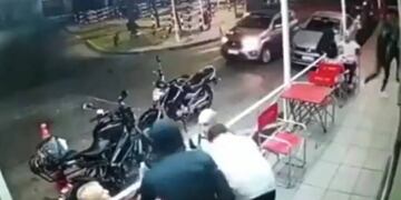 Robo a una pizzería de Villa Madero