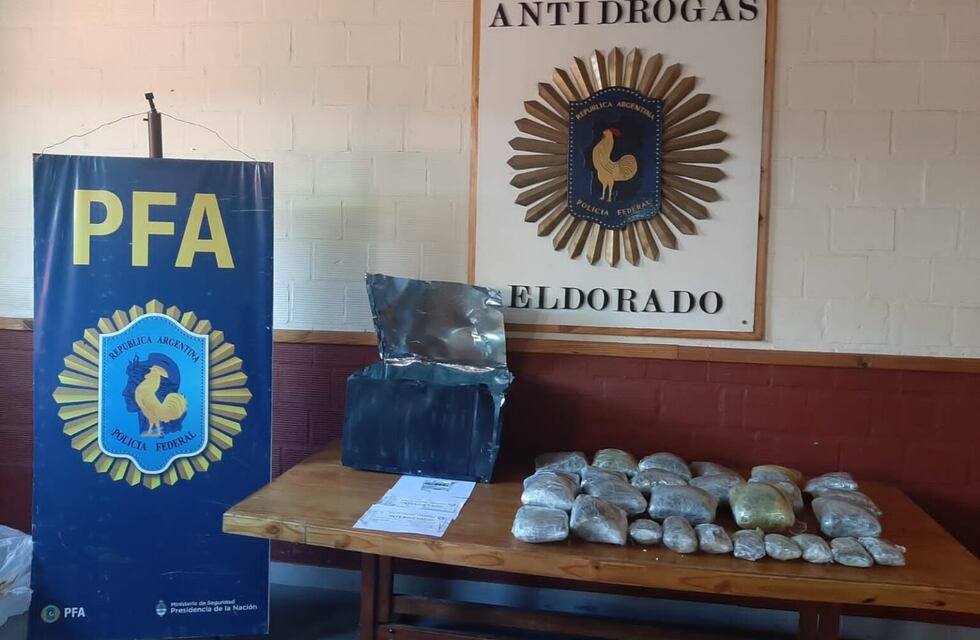 Incautan marihuana en un contrabando en Eldorado