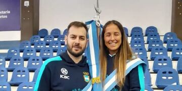 Rocío Sánchez Moccia (hockey sobre césped) y Luciano De Cecco (vóley), los abanderados argentinos en los Juegos Olímpicos París 2024 (Foto gentileza)