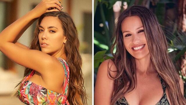 Pampita y Floppy Tesouro lucieron un modelo de microbikini que es tendencia entre las famosas.