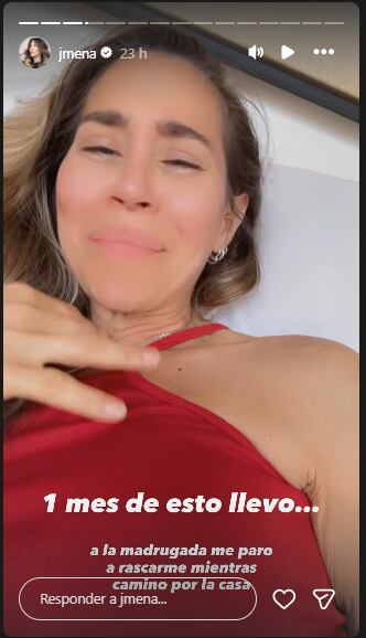 Jimena Barón contó el problema de salud que tiene hace un mes