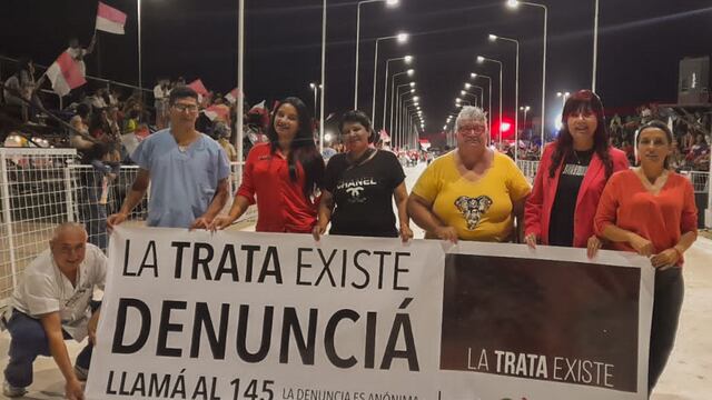 Campaña de prevención de Trata de personas en fiestas populares de Entre Ríos.