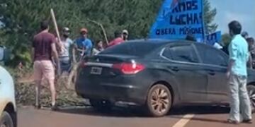 Oberá: disturbios y heridos entre manifestantes y un conductor.