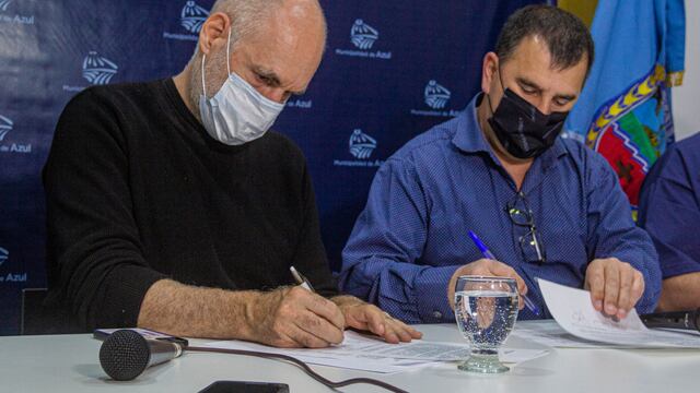 Rodríguez Larreta visitó Azul (Foto: Prensa Municipal)