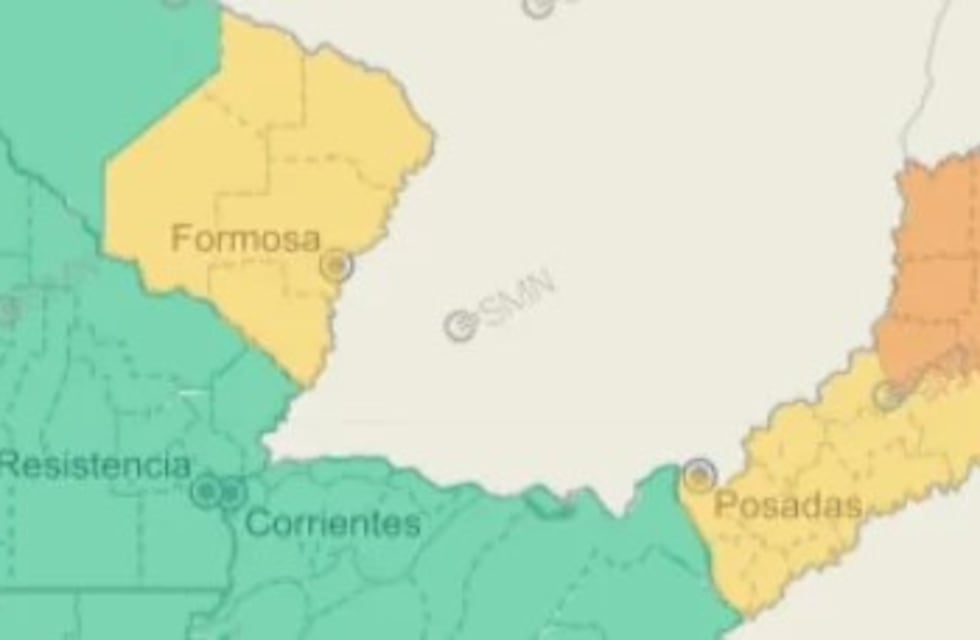 Ya no rige la alerta  meteorológica por tormentas fuertes en Misiones