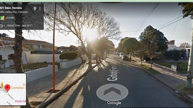 Gobernador Ferreyra del barrio Santa Rita de Carlos Paz