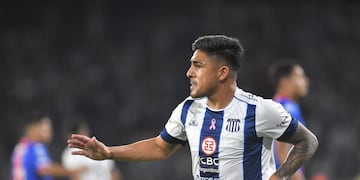 Cristian Tarragona, el que más lo buscó, puso el 1 a 0 para Talleres ante Tigre. No alcanzó para el triunfo, terminaron 1 a 1 (Javier Ferreyra / La Voz).