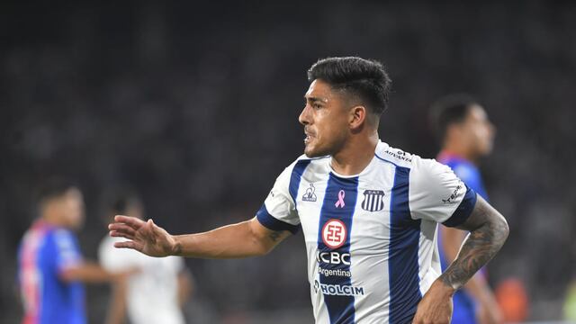 Cristian Tarragona, el que más lo buscó, puso el 1 a 0 para Talleres ante Tigre. No alcanzó para el triunfo, terminaron 1 a 1 (Javier Ferreyra / La Voz).