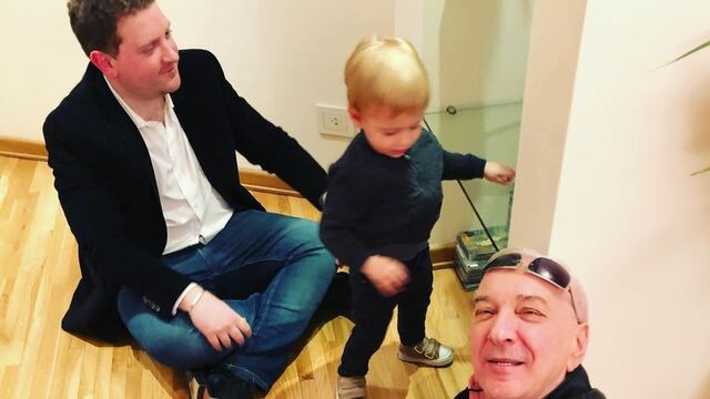 La última foto posteada por Jonatan horas antes de la muerte de su papá (Instagram).