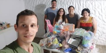 Colecta de ropa para los más necesitados. (Walter Spitteler)