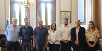 Garate se reunió con autoridades de la Universidad Provincial del Sudoeste
