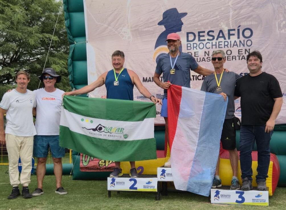 Rinaudo, Romero y Burzio con muy buenos resultados en Aguas Abiertas en Miramar