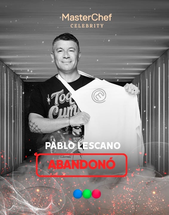 Pablito Lescano contó por qué abandonó MasterChef Celebrity