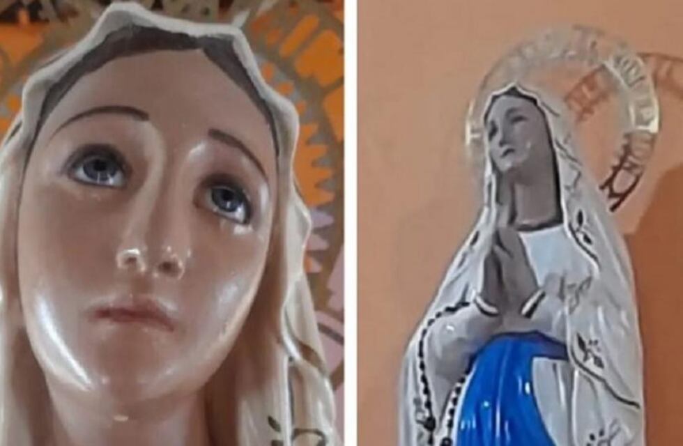 Video: estaban limpiando la figura de la Virgen de la Inmaculada Concepción y aseguran que derramó lágrimas