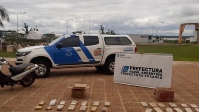 Narco-delivery fue detenido en Posadas.