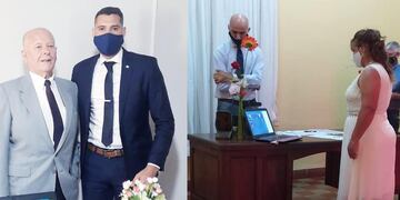 Primer casamiento virtual de Entre Ríos
