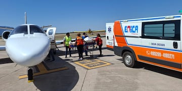 El operativo MEDEVAC garantizó atención de alta complejidad para una mujer con quemaduras severas