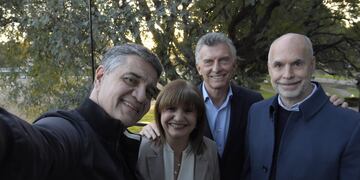 Jorge Macri, Bullrich, Mauricio Macri y Larreta.