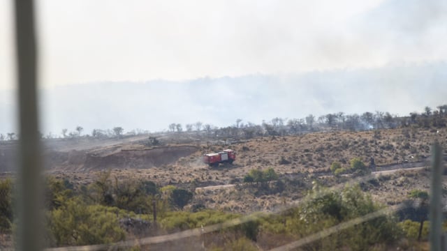 Córdoba. Incendio en La Cumbre. (La Voz)
