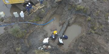 ABSA finalizó las tareas de reparación del acueducto en Punta Alta