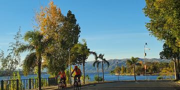Costanera de Villa Carlos Paz, junio de 2021.