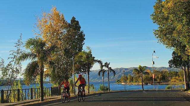 Costanera de Villa Carlos Paz, junio de 2021.