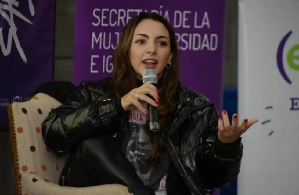Thelma Fardín dio una charla en San Luis sobre abuso sexual, basado en su libro “El arte de no callar”