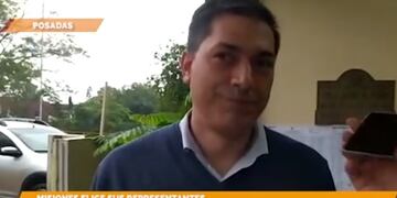 Elecciones en Misiones 2023: Martín Recamán emitió su voto.