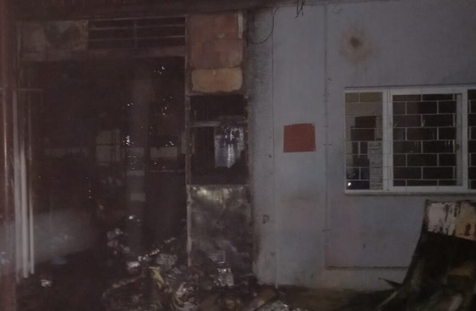 Incendio intencional destruyó depósito de la comuna de Guaymallén