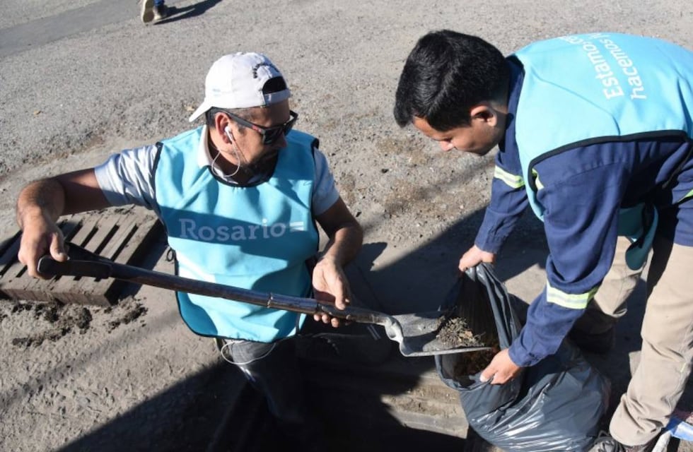 Refuerzan tareas de limpieza ante la posible llegada de tormentas fuertes