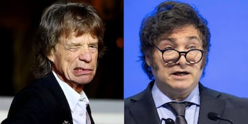 Javier Milei viajaría a Reino Unido para conocer a Mick Jagger.