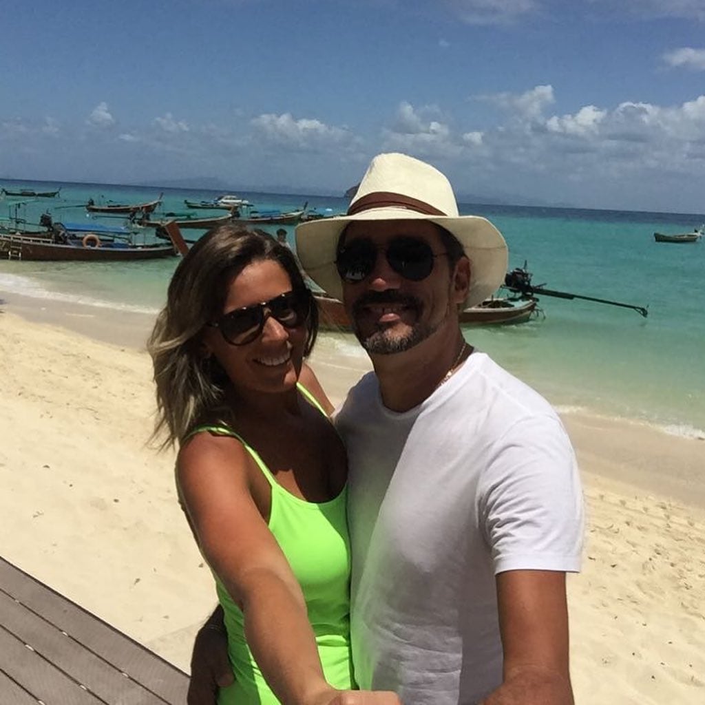 Rocío Marengo junto a Eduardo Fort. / Instagram
