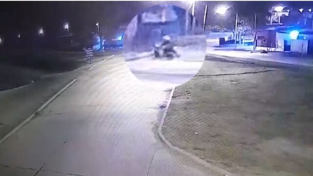 Los ladrones de motos, capturadas por las cámaras de seguridad