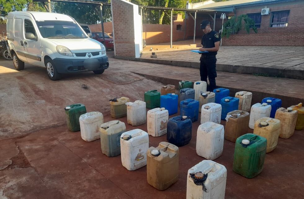 Garuhapé: interceptan contrabando de combustible