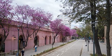 Obras de remodelación en calle 27 de abril, en el microcentro de Córdoba (Gentileza Municipalidad de Córdoba).