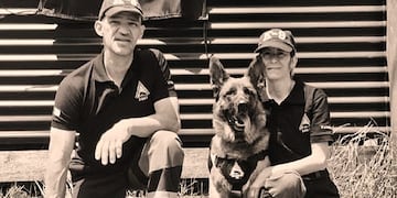 La Agrupación K9 de Punta Alta despidió a Laika.