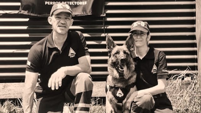 La Agrupación K9 de Punta Alta despidió a Laika.