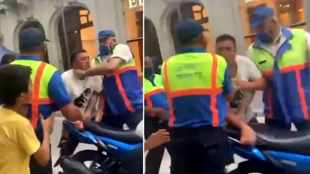 En tanto, las imágenes tuvieron lugar entre calles San Juan y Santiago del Estero, en donde la arteria fue transformada en semi-peatonal este lunes .