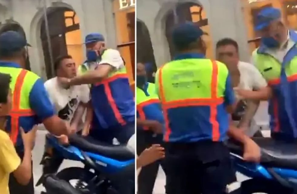 Polémica: fue retenido por agentes de tránsito, se negó a entregar su moto y terminó golpeado