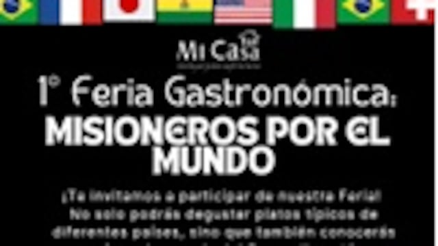 Puerto Iguazú recibirá la primera Feria Gastronómica “Misioneros por el Mundo”.