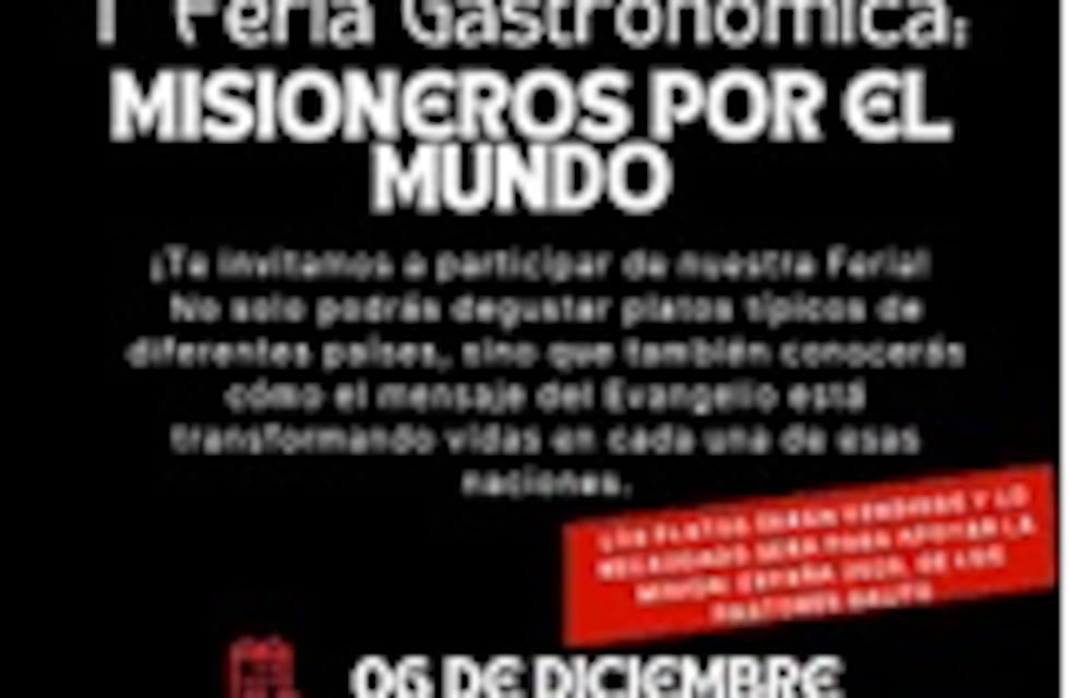 Puerto Iguazú recibirá la primera Feria Gastronómica “Misioneros por el Mundo”