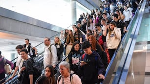 Los argentinos repatriados llegaron a Ezeiza. Foto: Twitter